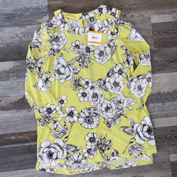 🔴Flash Sale NWT Anne Klein Foral Tunic Blouse - Picture 2 of 11